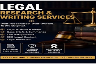 do legal research, legal writing and case briefs