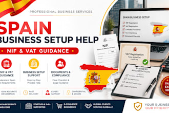 help you understand spain business setup, nif and vat requirements