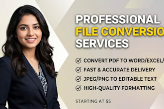 convert PDF to excel, word and do file conversion