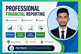financial statements or income statement or bookkeeping