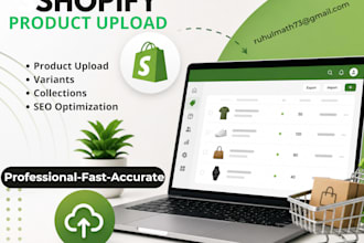 upload products to your shopify store with SEO and variants