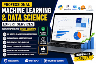 build machine learning, ai and data analysis projects
