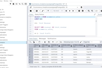 write sql queries and analyze your database