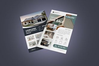 design an urgent flyer, brochure, or door hanger in 12 hours