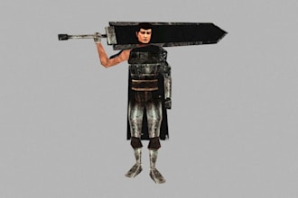 psx game model, retro re2 lowpoly style, n64,ps1,nitendo game model, retro rig