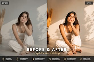 do professionally edit and enhance your portrait photos in lightroom