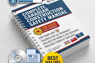 provide a complete canadian construction safety manual