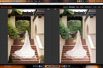 cull and edit your wedding photos