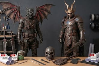 create custom wearable cosplay costume for anime games movies halloween