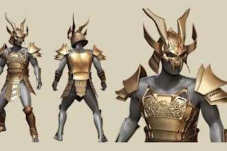 create a custom wearable cosplay costume for anime games, movies, and convention