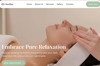 design wix aromatherapy website essential oils spa wellness website