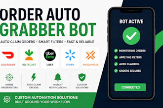 build amazon flex bot, grabber bot, amazon flex driver bot, amazon block bot