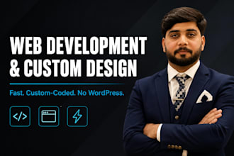 create a fast, custom coded website for your business