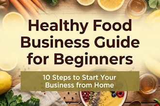 write healthy food business plan and startup guide ebook