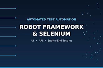 create automated test scripts using robot framework selenium