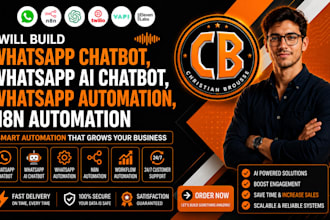 build whatsapp chatbot, whatsapp ai chatbot, whatsapp automation, n8n automation