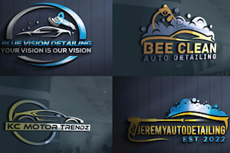 design modern motorsports automotive racing team automobile racing logo