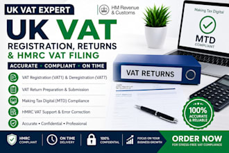 uk vat filing vat return expert vat1 vat7 forms vat number hmrc mtd compliance