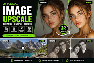 restore,sharpen and upscale old photos with ai and photoshop