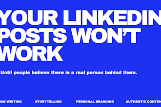 be your linkedin ghostwriter for authentic personal branding