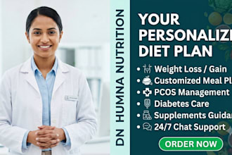 be your clinical dietitian and create customized meal plans