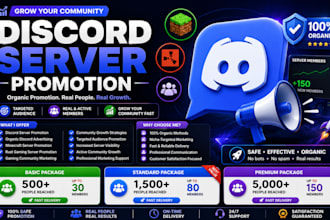 discord server promotion organic discord advertising minecraft growth promotion