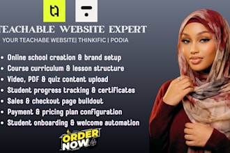 teachable website setup teachable course upload