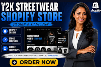 build clothing brand website, streetwear website, dropshipping websites