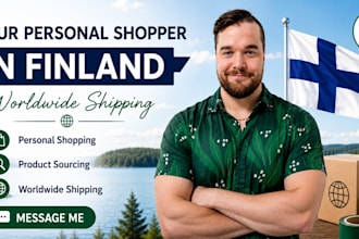 be your personal shopper in finland and ship worldwide