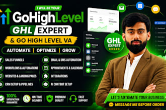 be your ghl expert and gohighlevel VA