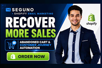 seguno shopify abandoned cart review customer journey lifecycle email automation