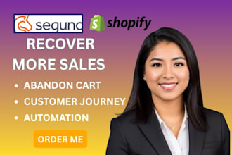 shopify seguno email marketing customer journey automation abandoned cart