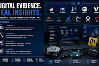 do forensics analysis and cyber security investigation