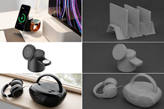 3d cad product design render photorealistic market model manufacture cnc design