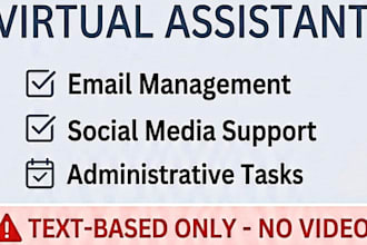 be your virtual assistant for email management and customer care