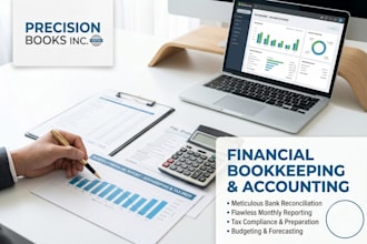 quickbooks and xero bookkeeping cleanup and tax filing and financial reports