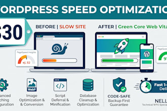 do a safe wordpress speed boost and basic cache setup
