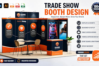 create high quality backdrop and trade show booths