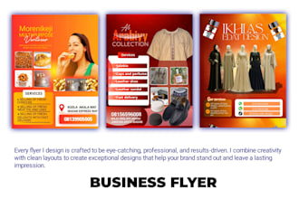 design a modern flyer for your business