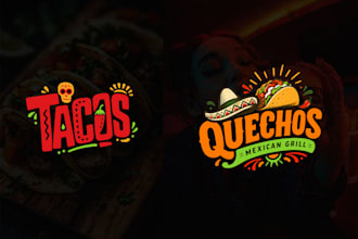 design a modern restaurant, cafe, and food business logo