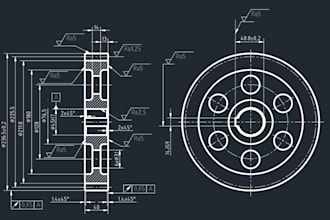 convert your sketches or PDF into professional 2d autocad drawings