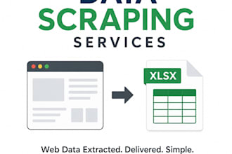 scrape data into an organized output