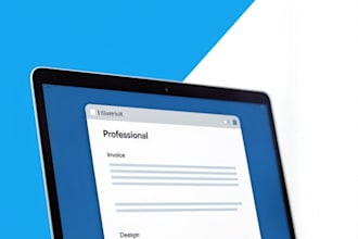 create professional google sheets and excel invoice