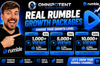 improve rumble video promotion organic rumble promotion