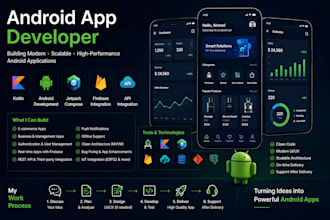 develop a professional android app using kotlin