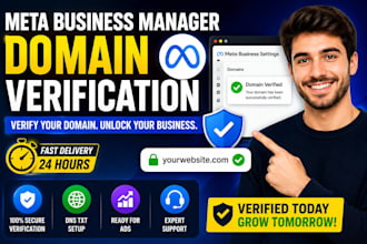 help you connect your website domain to meta business