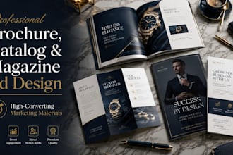 design editorial magazine newspaper ad brochure product catalog business advert