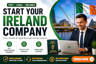 register and set up your ireland company for fast legal business start