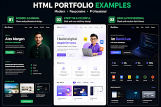 create a professional personal portfolio website