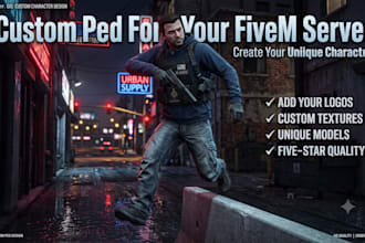 create custom ped for your fivem server